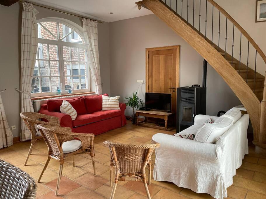 Le Cottage - Maison De 6 A 8 Personnes - La Ferme Du Try Frasnes-lez-Gosselies エクステリア 写真